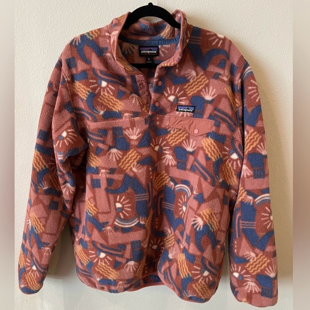 Patagonia Synchilla Snap-T Fleece Pullover - XL - Canyon Block